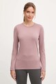 Icebreaker longsleeve funzionale 200 Oasis all'aperto rosa IB1043750K51