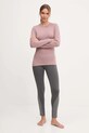Icebreaker longsleeve funzionale 200 Oasis IB1043750K51 rosa AW25