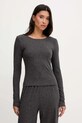 Πιτζάμα Tommy Hilfiger UW0UW06230 γκρί AW25
