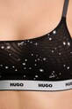 HUGO biustonosz i stringi 50550131 czarny