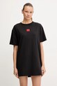 HUGO t-shirt piżamowy dzianina czarny 50549918