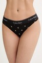 Calvin Klein Underwear Brazil γυναικεία με βαμβάκι μαύρο LV00QF8522