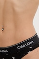 Ρούχα Calvin Klein Underwear Brazil γυναικεία με βαμβάκι LV00QF8522 μαύρο