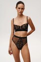 Στρινγκ Undress Code με μοτίβο μαύρο 1033UC