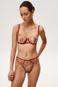 Undress Code biustonosz 1036UC bordowy