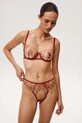 Στρινγκ Undress Code με μοτίβο μπορντό 1035UC