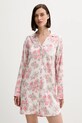 Lauren Ralph Lauren koszula nocna tkanina różowy ILN32441