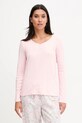 Pyžamo Lauren Ralph Lauren ILN72448 ružová AW25