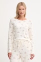 Pyžamo Lauren Ralph Lauren ILN92452 béžová AW25
