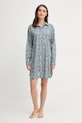 Lauren Ralph Lauren koszula nocna tkanina niebieski ILN32476
