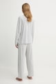 Lauren Ralph Lauren piżama bawełniana ILN92453 szary AW25