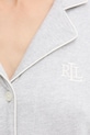 Lauren Ralph Lauren piżama bawełniana ILN92453 szary