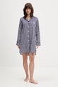 Lauren Ralph Lauren koszula piżamowa ILN32479 granatowy AW25