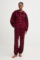 Polo Ralph Lauren piżama bawełniana wzorzyste czerwony 4P0703