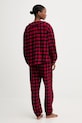 Polo Ralph Lauren piżama bawełniana 4P0703 czerwony AW25
