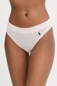 Polo Ralph Lauren stringi damskie bawełniane z elastanem różowy 4P0511