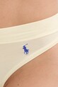 Одежда Polo Ralph Lauren стринги для женщин из хлопка с эластаном 4P0511 жёлтый