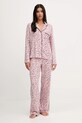 Dkny piżama dzianina różowy YI80063