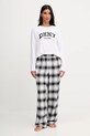 Dkny piżama z dodatkiem bawełny tkanina biały YI80064