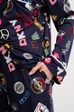 Dkny piżama YI90076F granatowy
