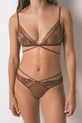 women'secret brazyliany dzianina brązowy 4982605