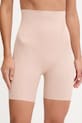 women'secret szorty modelujące dzianina beżowy 5182809