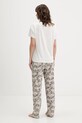 women'secret piżama bawełniana beżowy 3132160