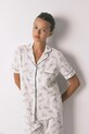 women'secret piżama bawełniana 3132137 beżowy AW25