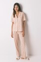 women'secret pijamale de bumbac set portocaliu 4852098