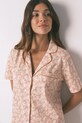 Îmbrăcăminte women'secret pijamale de bumbac 4852098 portocaliu