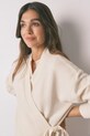 Župan s prímesou vlny women'secret 3142299 béžová AW25