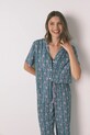 women'secret piżama 4852100 turkusowy AW25