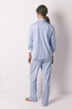 women'secret piżama bawełniana 4852094 niebieski