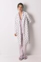 women'secret szlafrok drobny wzór beżowy 3142302