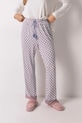 women'secret pantaloni de pijama fund albastru 3702255