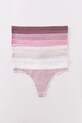women'secret stringi 7-pack 4932669 różowy AW25