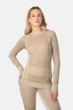 Kari Traa longsleeve funkcyjny SMEKKER sporty zimowe brązowy 622682