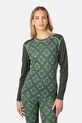Kari Traa longsleeve funkcyjny ISELIN Planet friendly zielony 623897