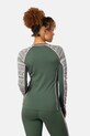 Kari Traa longsleeve funkcyjny TALE 623923 zielony AW25