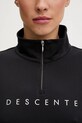 Descente longsleeve funkcyjny CHEST LOGO T-NECK DW5FLT01LU czarny