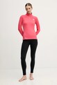 Descente longsleeve funkcyjny WOMENS T-NECK DW5FLT02LU różowy AW25