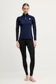 Descente longsleeve funkcyjny WOMENS T-NECK DW5FLT02LU granatowy AW25