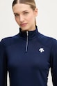 Descente longsleeve funkcyjny WOMENS T-NECK granatowy DW5FLT02LU