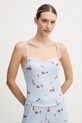 Abercrombie & Fitch top piżamowy niebieski KI146.5104.111