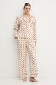 Abercrombie & Fitch spodnie piżamowe KI146.5134.606 beżowy AW25