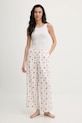 Hollister Co. spodnie piżamowe KI346.5098.118 biały AW25