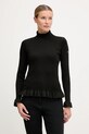 Newland longsleeve funkcyjny LADY TURTLENECK sporty zimowe czarny N46820.15