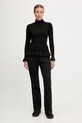 Newland longsleeve funkcyjny LADY TURTLENECK N46820.15 czarny AW25