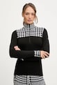Funkčné tričko s dlhým rukávom Newland LADY T-NECK zimný šport čierna N46775.108