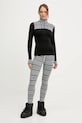 Funkčné tričko s dlhým rukávom Newland LADY T-NECK N46775.108 čierna AW25